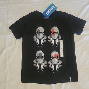 Fortnite Boys Graphic Black T-Shirt, Size: M, NWT